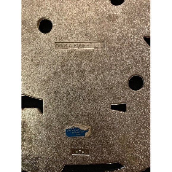 VTG Wm A Rogers Christmas Tree Teddy Bear Gifts Trivet Holiday Collection - Picture 3 of 4